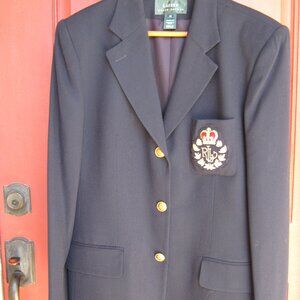 Lauren - Ralph Lauren Navy Blazer - New Never Worn w/Tags - Size 14